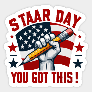 Staar Day Sticker